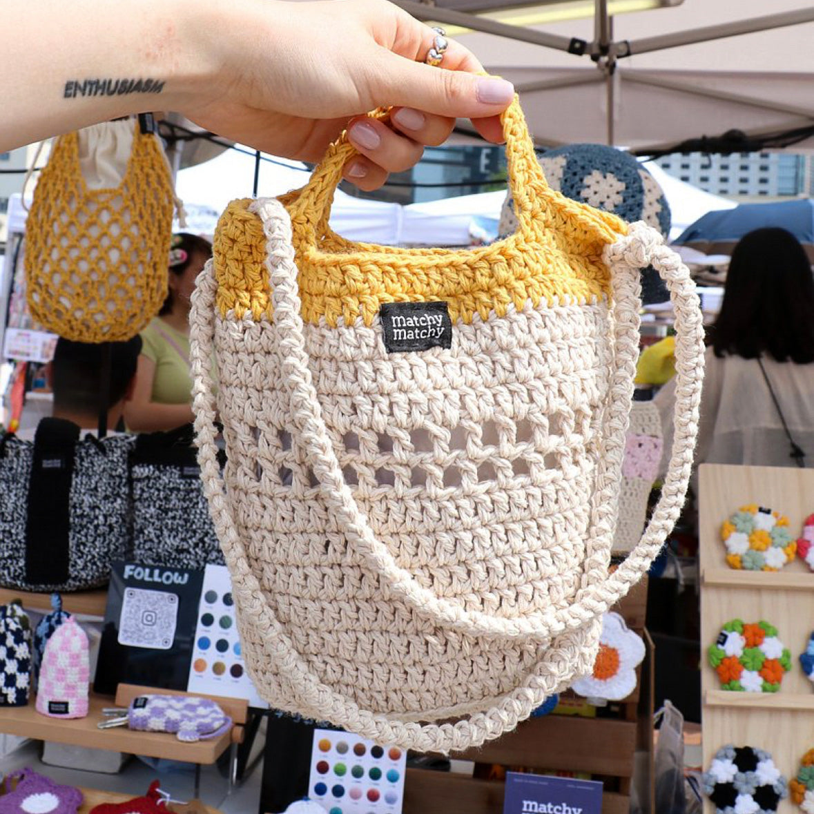 Summer Mini Tote Bag