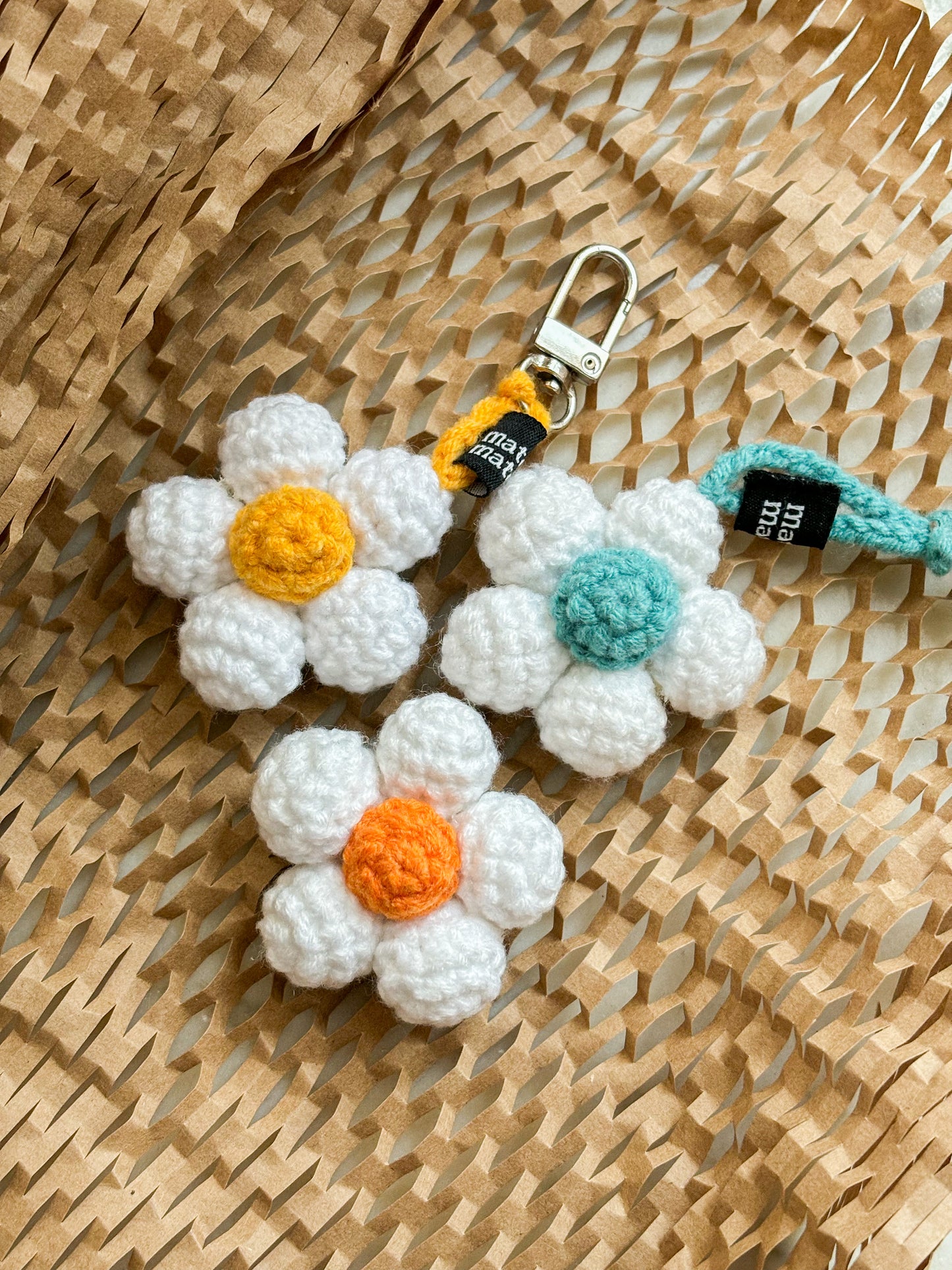 3D Flower Keychain / Pin | Size S
