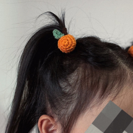 新年系列|桔仔髮圈 頭飾 (一對)