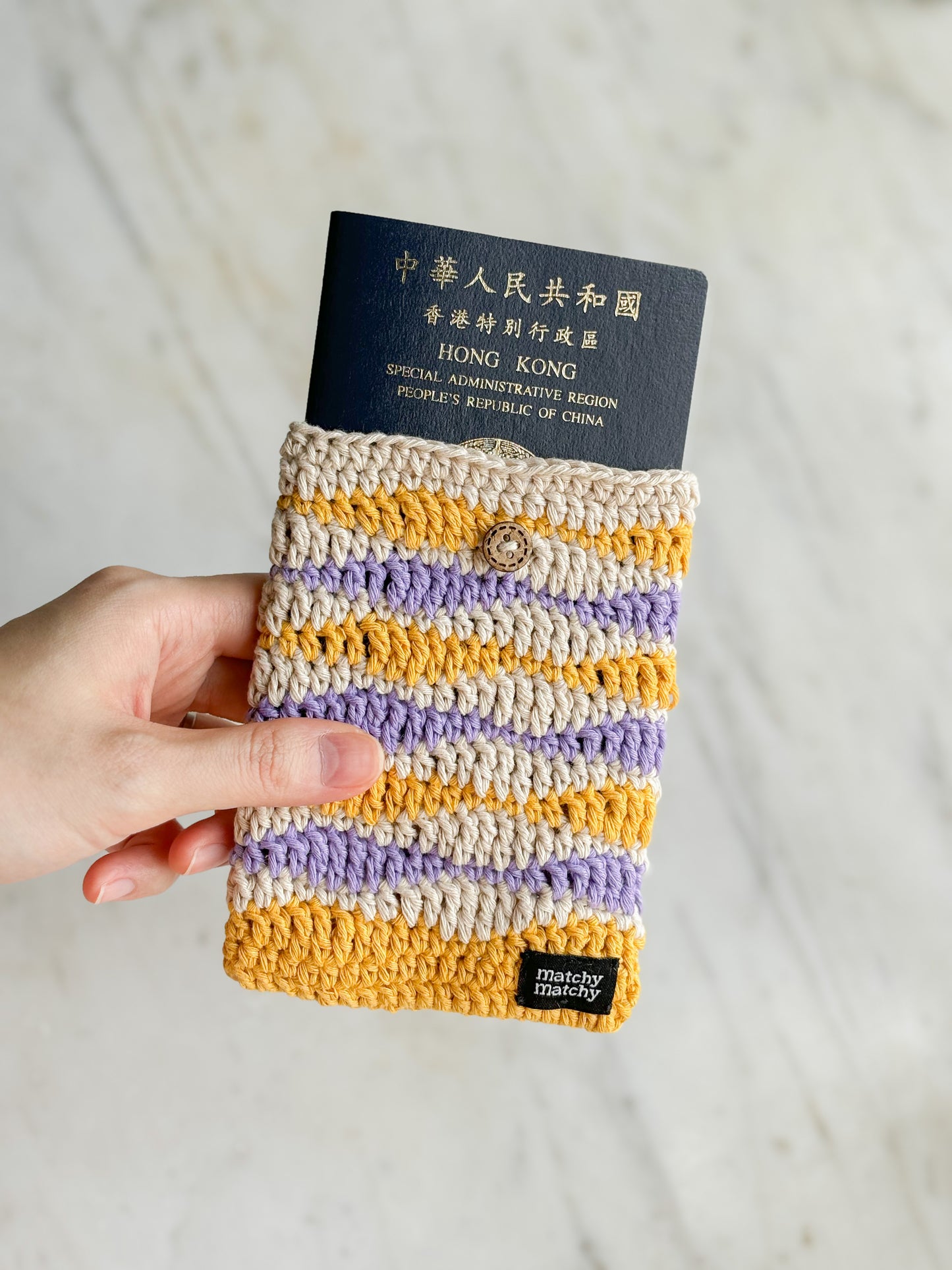 Wavy passport Sleeve 03 WEEKEND MARKET
