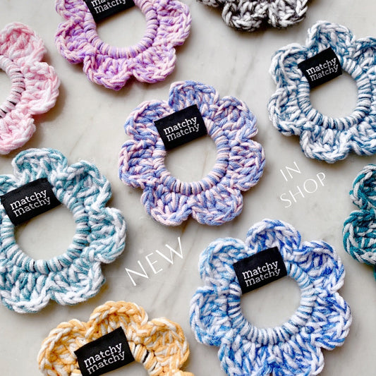 Flower Scrunchie