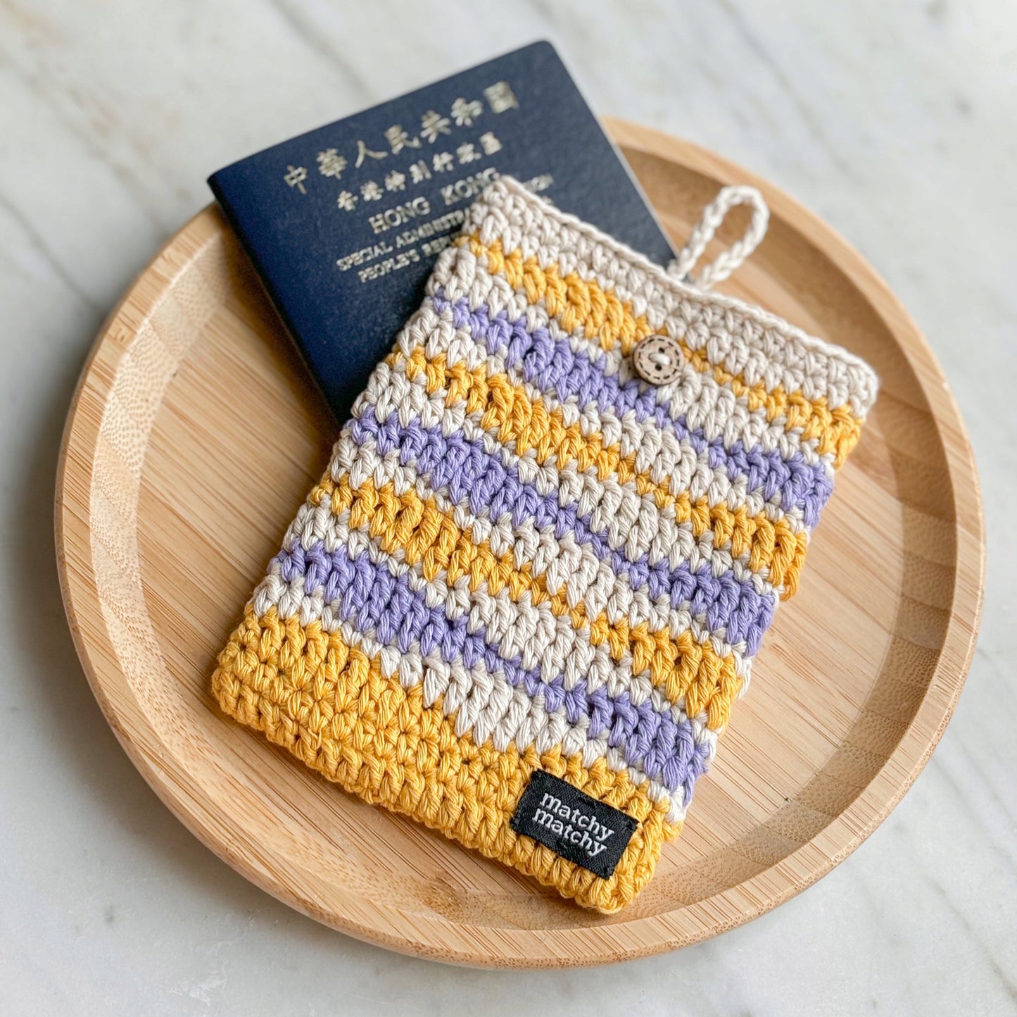 Wavy passport Sleeve 03 WEEKEND MARKET