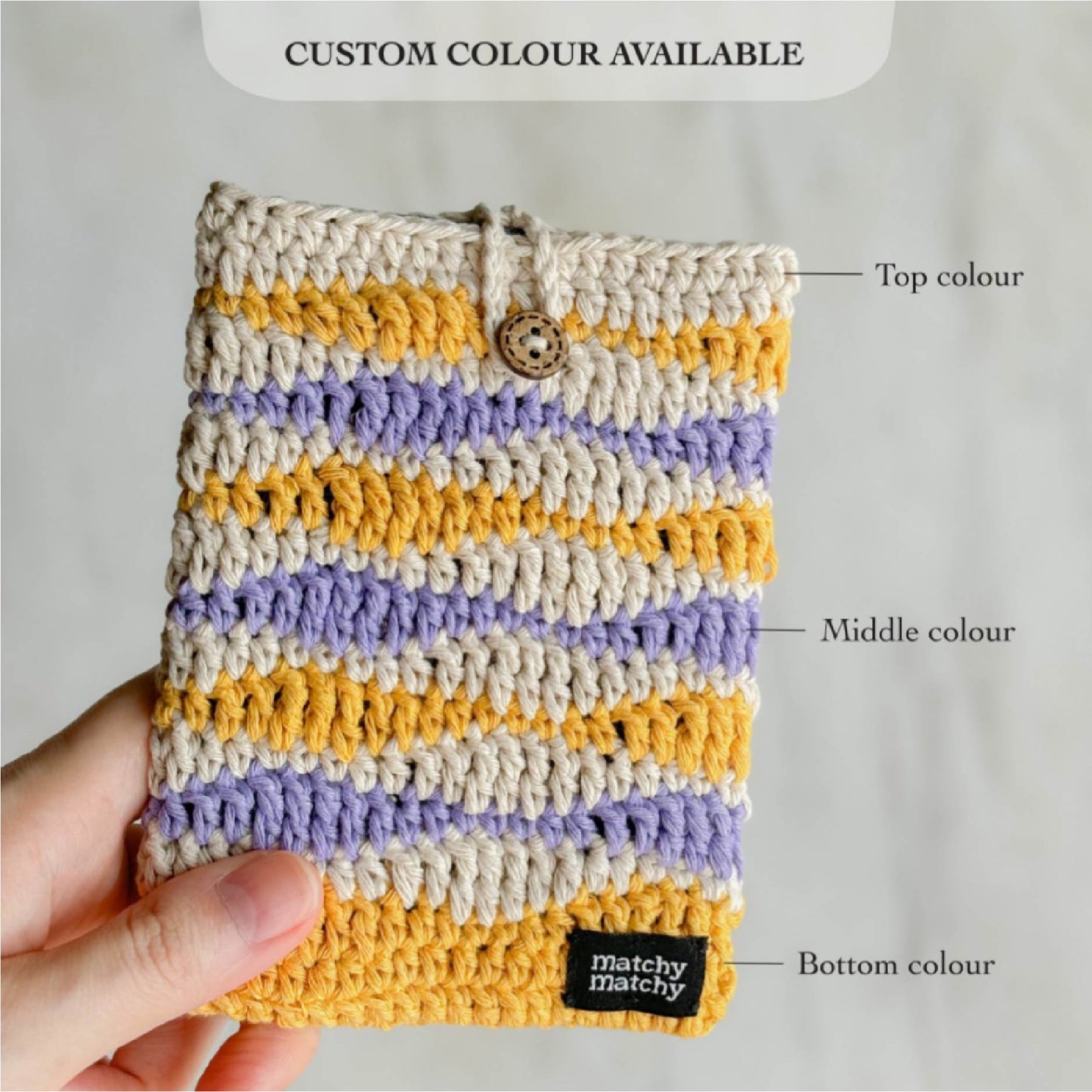 Wavy passport pouch 04 自訂顏色