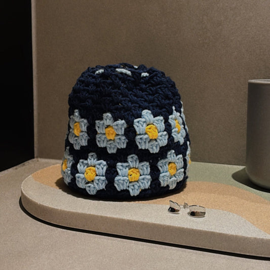 小花多用途束口袋  Floral Drawstring Bucket Pouch