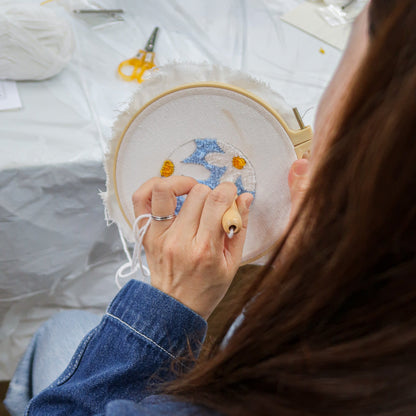 【俄羅斯刺繡】雛菊杯墊工作坊